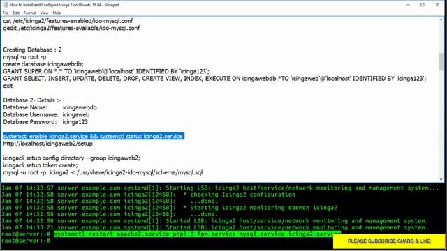 Icinga2 installation on Ubuntu 16. 04 смотреть онлайн