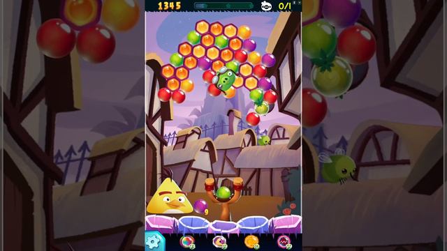 Angry Birds Stella Pop-Beauty And The Pigs Level-1758 Non PowerUp Walkthrough For Android & iOS смотреть онлайн