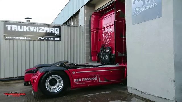 Trukwizard - Gibson transport Scania red passion r580 смотреть онлайн