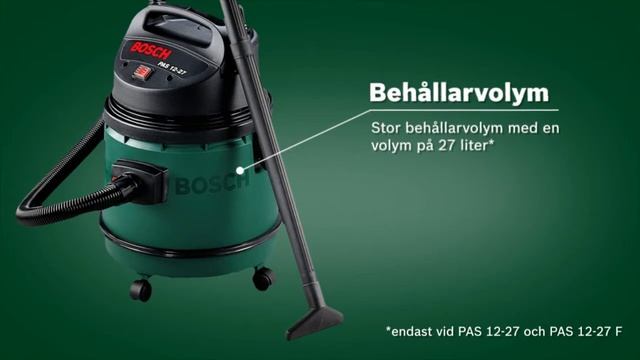 Universaldammsugare Bosch PAS 11-21: Kompakt och robust universaldammsugare смотреть онлайн