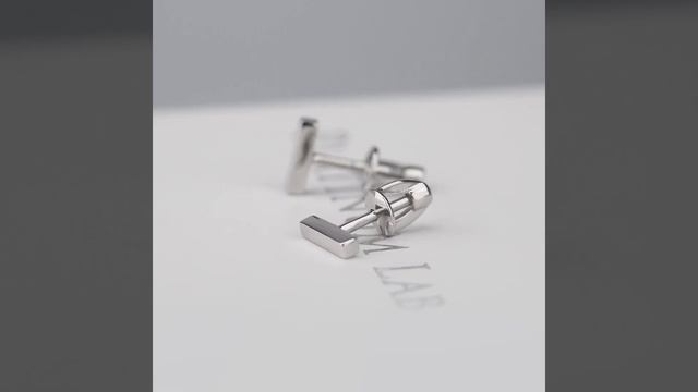 Плоские небольшие платиновые серьги от Platinum Lab. Артикул украшения: ПС-322-00 смотреть онлайн