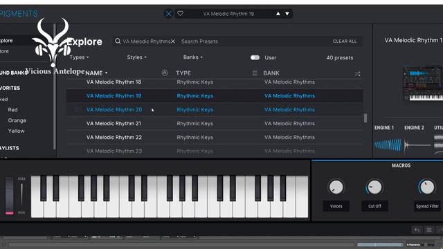 Free Arturia Pigments & Analog Lab V Presets - Melodic Rhythms Vicious Antelope Presets walkthroug смотреть онлайн