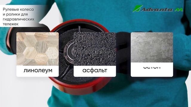 Рулевые колеса и ролики для гидравлических тележек смотреть онлайн
