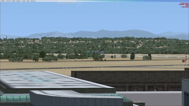 Emirates Airbus A380 Landing In Leonardo Da Vinci International Airport // Rome Airport