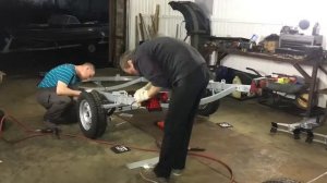Сборка лодочного прицепа МЗСА 81771Е.101