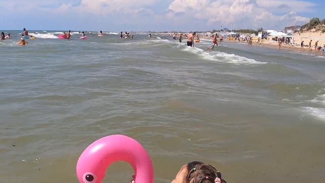 Штормовое море 2 августа Анапа Джемете Отдых море 2022 смотреть онлайн