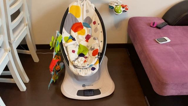 Обзор и реальный отзыв о качелях 4moms MamaRoo 3.0 смотреть онлайн