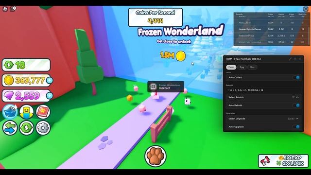 Roblox Free Hatchers BETA OP Script/Hack BEST GUI смотреть онлайн