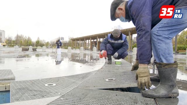 Светомузыкальный фонтан в Череповце закрыли на зиму смотреть онлайн