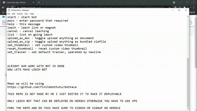 How To Deploy Leach Bot On Heroku in Telegram || part 1 смотреть онлайн