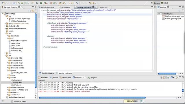 Android Basics - 3 - Simple User Interface смотреть онлайн