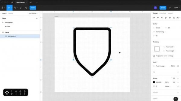 How to Create a Shield Icon in Figma (Full Process)