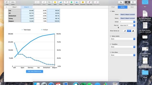 Create a Pareto chart in Apple Numbers смотреть онлайн