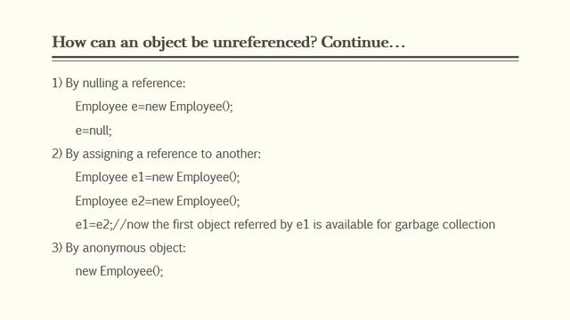 Garbage Collection in Java смотреть онлайн