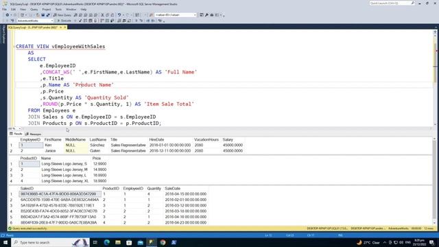 SQL VIEW Tutorial смотреть онлайн