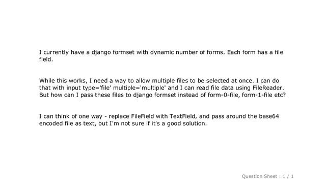 Django : File upload using base64 encoded text instead of multipart/form-data - good idea? смотреть онлайн