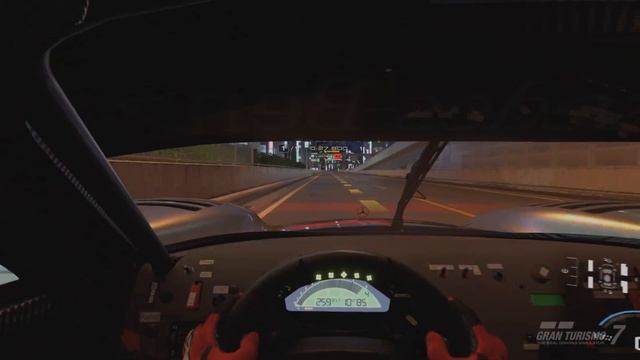 GT7 PSVR2 Mercedes-Benz CLK LM on Tokyo expressway смотреть онлайн