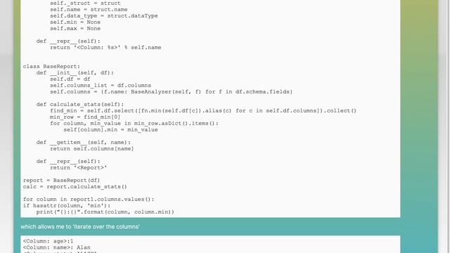 iterate over pyspark dataframe columns смотреть онлайн