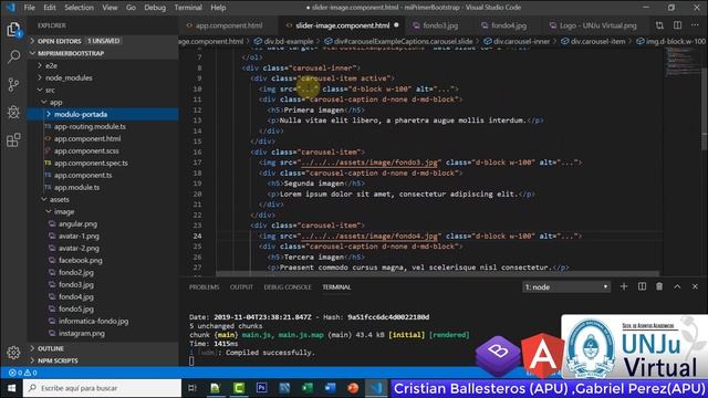 Boostrap y Sass en un Proyecto Angular UNJU VIRTUAL PARTE 4/7 смотреть онлайн