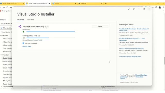 Visual Studio Download and setup смотреть онлайн