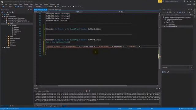Visual Basic.NET : Update data to SQL Server Database смотреть онлайн