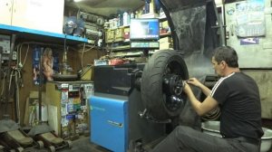 Балансировка мото колеса