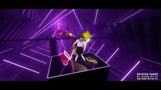 Boom Kitty - Burning Sands (Expert +)【VR Game | Beat Saber】 смотреть онлайн