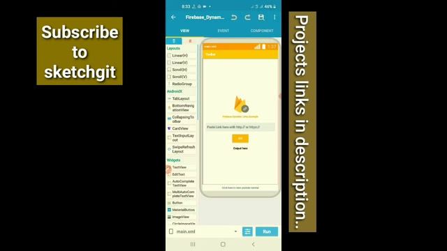 Firebase Dynamic Link In Sketchware || sketchware projects share ||@sketchgit смотреть онлайн