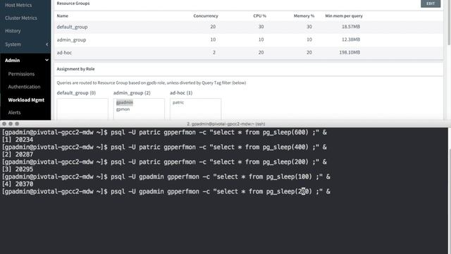 Greenplum Command Center Query Routing by Role смотреть онлайн