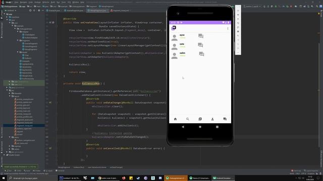 Part 17 message chat app message list chat uygulaması yap mesajlaşma listesi смотреть онлайн