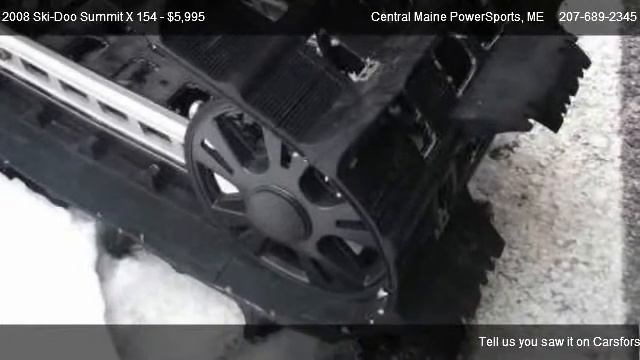 2008 Ski-Doo Summit X 154 - for sale in LEWISTON, ME 04240 смотреть онлайн