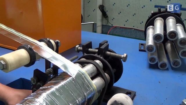 Станок для производства спирально-навивных алюминиевых воздуховодов смотреть онлайн