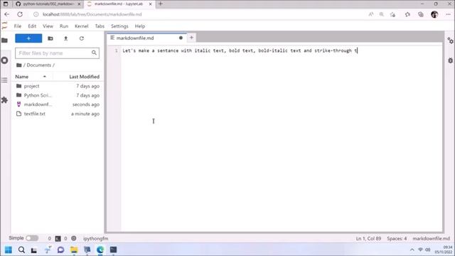 Markdown Syntax (JupyterLab IDE) смотреть онлайн