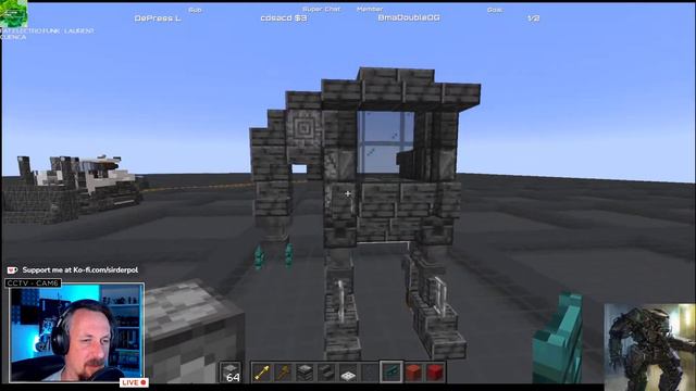 Cyberpunk Military Vehicles #4 - Minecraft Livestream смотреть онлайн