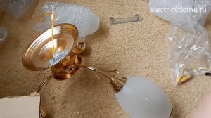 Как собрать люстру часть 1. Сборка люстры на три рожка - как соединить провода в люстре