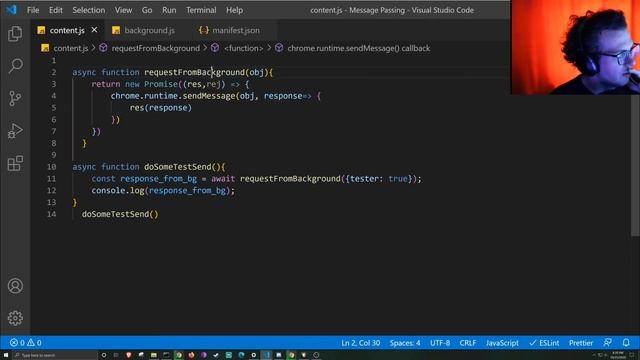 Async functions for Chrome Message Passing смотреть онлайн