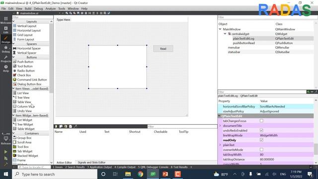 QT C++ GUI Tutorial 5 - QPlainTextEdit смотреть онлайн