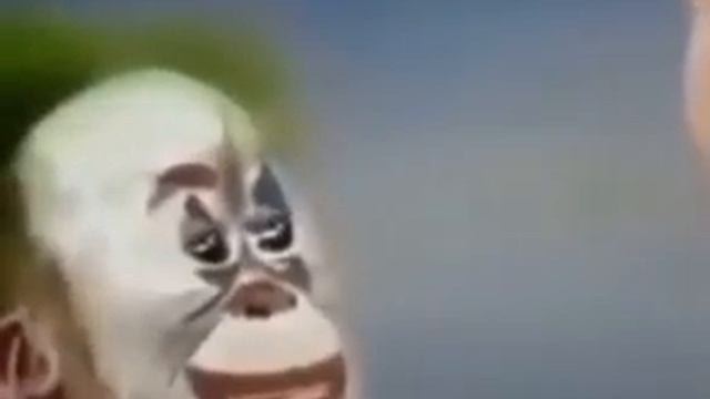 обезьяна клоун мем (оригинал) смотреть онлайн