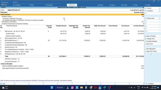 how to file gstr 1 from tally prime || tally prime gst 1 export || how to file GST Retun смотреть онлайн