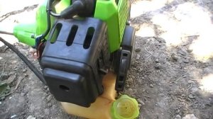 Мотокоса не глушиться.  Ремонт