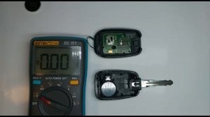 Как поменять батарейку в ключе RENAULT или РЕНО. Key Renault