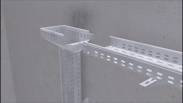 Металлические кабельные лотки быстрого монтажа Baks Klik