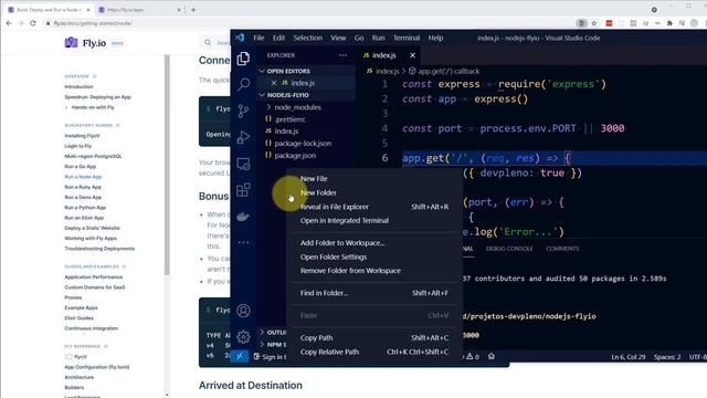 Fly.io vale a pena? | Colocando uma aplicação NodeJS no ar смотреть онлайн
