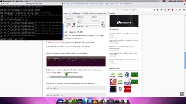 Lubuntu: Sudo apt install i-nex смотреть онлайн