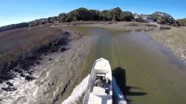 Go Pro Low Tide Aerial Footage смотреть онлайн
