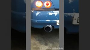 Выхлоп на Nissan Skyline на 80 й трубе.