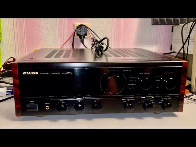 Sansui au-a707dr профилактика. Часть 1 смотреть онлайн