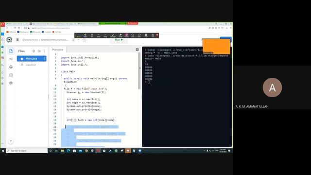 Graph to Adjacency Matrix and Adjacency List conversion using Java and Python смотреть онлайн