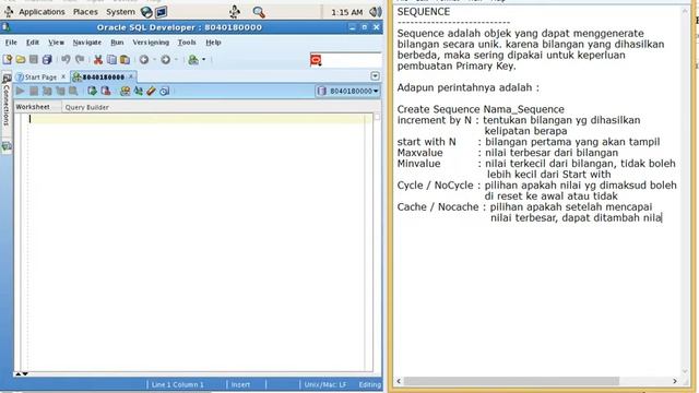 Cara Membuat Sequence (Autonumber) pada PL/SQL Oracle - Bagian 1 смотреть онлайн