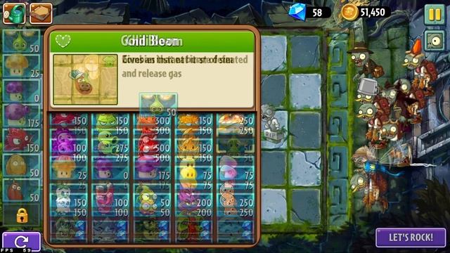 Gold Bloom & Cryo-Shroom plant rescue quests | PvZ 2 Chronoscapade смотреть онлайн